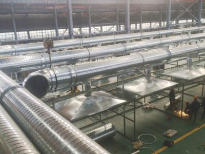 废气收集-螺旋风管